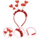 thumbnail image 2 of 1 diadema con forma de corazón para el pelo, accesorio para la fiesta de San Valentín., 2 of 8