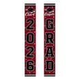 thumbnail image 2 of Graduation Porch Banners Class of 2026 – Congrats Grad Door Decorations 2 Pack Hanging Signs for Front Door and Outdoor Graduation Party Decor 71x12in, 2 of 6