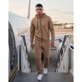 thumbnail image 5 of Men's Sweatsuit Soft Fleece Sweat Jacket with Sweatpants, 5 of 11