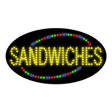Sandwiches-LED Dots Sign Made in USA