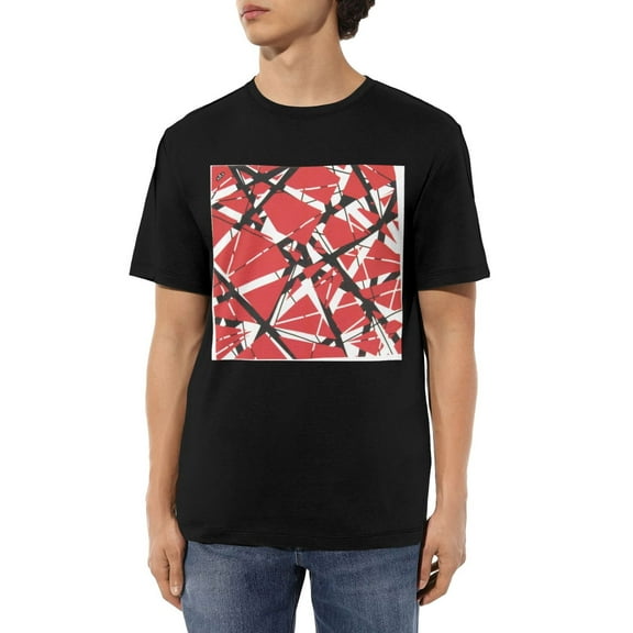 Men's Tshirts for Van.1986 Halen TshirtsVintage Short sleeve Crew Neck T Shirt Small