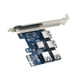 thumbnail image 1 of sweethay 30 Uds 4 puertos USB 3,0 PCI-e tarjeta de expansión PCI PCIe USB 3,0 Hub adaptador USB 3,0 controlador USB 3,0 PCI e PCIe 1x Juegos de teclado y mouse para computadora, 1 of 1