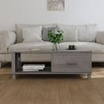 thumbnail image 3 of vidaXL Coffee Table End Table Living Room Side Table HAMAR Solid Wood Pine, 3 of 8