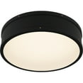 thumbnail image 3 of Quoizel Ahoy Integrated LED Matte Black Flush Mount, 3 of 5