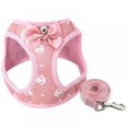 thumbnail image 1 of Cat Harnesses and Puppy Harness with Leashes Set  Escape Proof Cat Harness  Adjustable Bowknot Soft Mesh Vest Fit Puppy Kitten Rabbit Ferrets‘s Outdoor Harness, 1 of 10