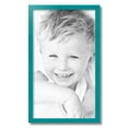 thumbnail image 2 of ArtToFrames 14" x 24" Aqua Picture Frame, 14x24 inch Green Wood Poster Frame (WOM-4428), 2 of 8