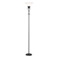 thumbnail image 7 of Mainstays Black Iron Scroll Traditional Torchiere Floor Lamp 71"H, LED Bulb Included, 7 of 7