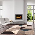 thumbnail image 1 of ECARPET Geometric Area Rug, Indoor Carpet for Living Room Bedroom Harlow Collection, 1 of 9