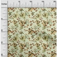 thumbnail image 2 of oneOone Viscose Jersey Light Green Fabric Floral Fabric For Sewing Printed Craft Fabric By The Yard 60 Inch Wide, 2 of 4