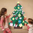 thumbnail image 4 of Árbol de Navidad de fieltro que enriquece el conocimiento del color, decoración exquisita de árbol de Navidad de fieltro para el hogar, 4 of 5