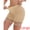 Beige, variant on DARING DIVA Women's Wide Lace Trim Shorts Mid Thigh Slimme Underwear L Beige