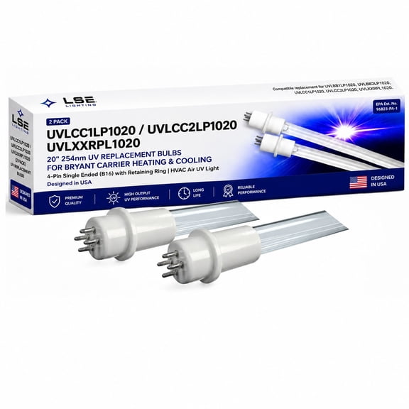 2pack - UV Lamp UVLCC1LP1020 UVLCC2LP1020 UVLXXRPL1020
