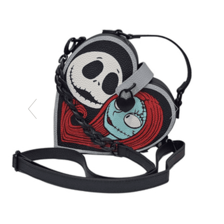 ☆US Disney Parks☆ジャック＆サリー ハート型斜めがけバッグ Disney Parks Crossbody Bag Jack And Sally Forever Heart Box