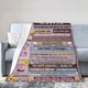 thumbnail image 2 of LHSHID Mothers Day Gift Blanket For Mother Birthday Gift For Mother Blanket With Warm Words Flannel Blanket 50x60in, 2 of 6