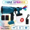 thumbnail image 4 of 600W Paint Sprayer Gun,Includes 3 Nozzles,Handheld Paint Spray Gun,Cordless Paint Sprayer, Electric Airless Sprayer with 2 Battery,HVLP Paint Sprayer for Home Interior and Exterior, 4 of 13