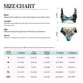 thumbnail image 2 of Kdxio Colorful Stained Glass Deer Print Women's 2 Piece High Waisted Wrap Spaghetti Strap Summer Swimsuit Bikini Set-Large, 2 of 5