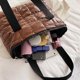 thumbnail image 4 of Bolsa de hombro con cremallera de color sólido para mujer para las axilas de compras de gran capacidad para mujer Ndcxsfigh Para Estrenar, 4 of 9