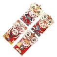 thumbnail image 3 of 4 sobres rojos chinos, paquete rojo, año Nuevo Hong Bao, bolsillos rojos de dibujos animados para suministros de festival, para festival de Estilo A, 3 of 9