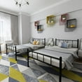 thumbnail image 2 of Emiosmt 14 in with Headboard and Footboard Metal Platform Bed Frame, Twin, 2 of 8