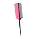 thumbnail image 5 of Peine para teñir el cabello, peine para mechas, herramienta de peinado práctica y compacta, portátil para mujeres, niñas, estilistas, peluquerías y Rosa negro, 5 of 8
