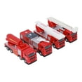 thumbnail image 4 of Juego de juguetes de camión de bomberos, juego de juguetes de camión de bomberos, juego de juguetes de coche de camión de bomberos, juguetes de camiones de bomberos para niños, materiales ecológicos, 4 of 14