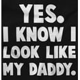thumbnail image 2 of Cute I Look Like Daddy Dad Joke Youth T Shirt Tee Boys Infant Toddler Brisco Brands 5T, 2 of 6