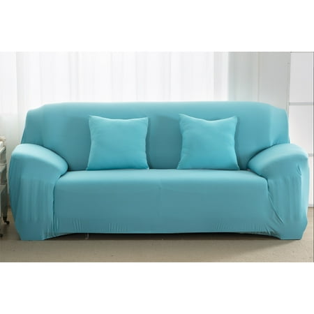 Stretch Polyester Sofa Slipcover Elastic Non Slip Pure Color Soft