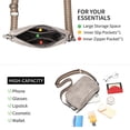 thumbnail image 5 of GAEKEAO Women's Shoulder Bag, Medium Handbag, Women's Leather Crossbody Bags with Adjustable Coloured Strap, 5 of 6