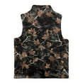 thumbnail image 5 of Garronmavis Cute Black Camo Full Zip Vest Comfortable Girls Sleeveless Vests 4T Stylish Lightweight Sleeveless Jackets Outerwear with Pockets Fashion Warm Winter Coat with Pocket, 5 of 7