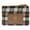 Golden Buffalo Plaid, variant on Buxton Solid Color Vegan Leather Large ID Coin Case (Women)