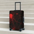 thumbnail image 5 of Yiaed Red Spider On The Web Print Travel Luggage Cover Suitcase Protector Fits 18-32 Inch Luggage Wheel Covers Patterned Elastic Luggage Anti-scratch（No luggage）-Small, 5 of 5