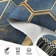 thumbnail image 6 of Yayeee Runner Rug for Bedroom 2'x6' Machine Washable Hallway Non Slip Mat, Elegant Hexagon Pattern, 6 of 8