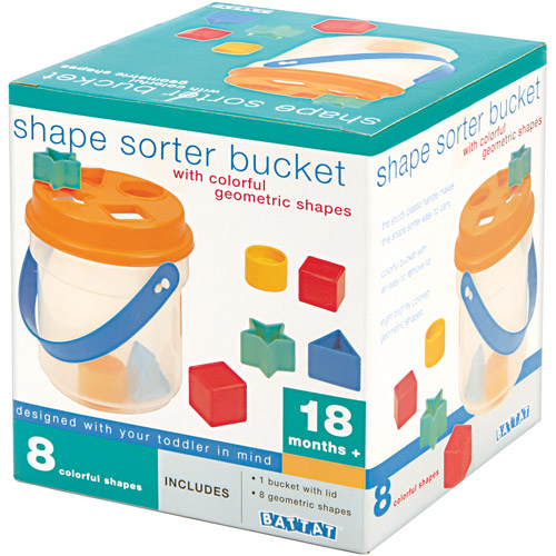 Battat Shape Sorter Bucket Toy