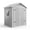 Light Gray, variant on GOCAPTAIN 6x4 FT Outdoor Storage Shed Patio Storage Box – Waterproof Plastic Storage Unit with Floor, Lockable Door, Window & Sloped Roof – for Backyard, Tools, Bike, Easy Assembly - Light Gray