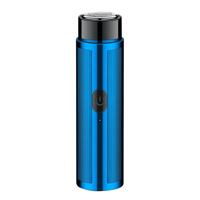 Yeacher 2W Mini Beard S-haver Electric R-azor Detachable Washable H-ead Design USB Powered Operated Built-in 160mAh Rechargeable Cell for Home Daily Travel Trip Use