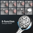 thumbnail image 4 of Beteliva High Pressure Handheld Shower Head with 8 Spray Modes, Detachable Showerhead Set, Water-Saving Design, with 60” Hose, 4 of 8