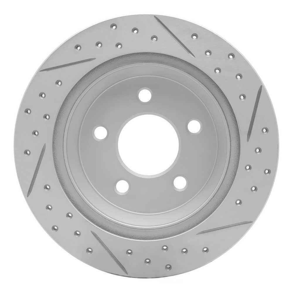 Dynamic Friction Company 830-54037L DFC Geoperformance Rotor - Drilled and Slotted