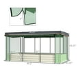 thumbnail image 3 of Raised Garden Bed with Cage & Shade Cloth - Beige Outdoor Planter Box for Flowers & Vegetables - 90.5" W x 43.25" D, 3 of 9