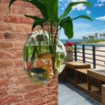 thumbnail image 1 of SunSunrise Wall Mounted Aquarium Tank: Fish Bowl Hanging Aquariums Clear Acrylic Tanks - Plastic Fishtank for Home Garden Office, 1 of 8