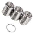 thumbnail image 3 of 50 Uds. De llaveros de Metal, llavero plano dividido, anillos DIY, llaveros de Metal planos divididos, anillos, llaveros, 3 of 6