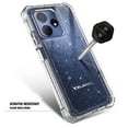 thumbnail image 5 of Compatible For Boost Mobile Celero 5G+ (Plus) 2024 Case with Built-In Screen Protector, Nagebee Full-Body Protective Shockproof Rugged Bumper Impact Resist Durable Phone Cover (Clear Glitter), 5 of 6