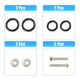 thumbnail image 4 of Unique Bargains Motorcycle Saddle Bag Latch Kit Handle Lever for Harley-Davidson Road King 2014-2019 Red, 4 of 7