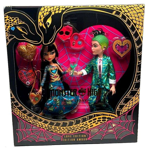 académico grupo Terrible Monster High Howliday Love Edition Cleo & Deuce Doll 2-Pack - Walmart.com