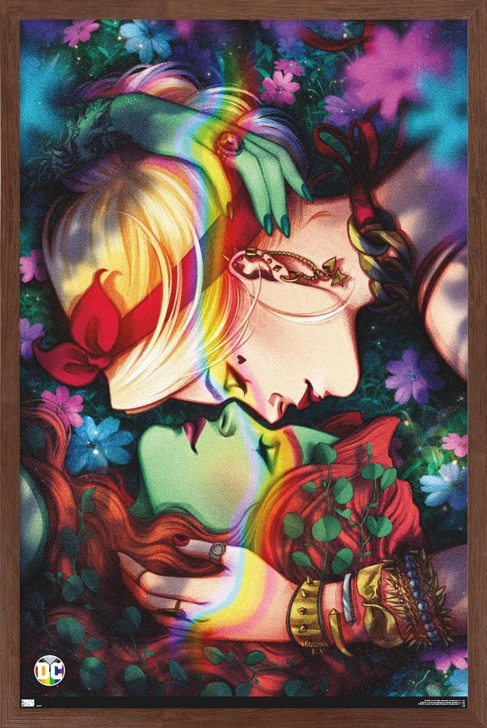 DC Comics - Harley Quinn and Poison Ivy Pride Wall Poster, 22.375" x 34"