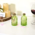 thumbnail image 3 of Botella difusora Reed MyGift de vidrio verde vintage, juego de 2, 3 of 6