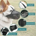 thumbnail image 2 of Dog Muzzle With Adjustable Straps, Soft Mesh Covered Muzzles For Small Medium Large Dogs, 2 of 5