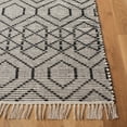 thumbnail image 3 of SAFAVIEH Montauk Lars Geometric Cotton Area Rug, Black/Beige, 8' x 10', 3 of 8