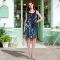 thumbnail image 6 of Women's Casual Sleeveless All Over Print Dress Loose A Line Flowy Dresses with Pockets Jellyfish and Plants M, 6 of 8