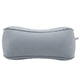 thumbnail image 2 of Almohada inflable para reposapiés de viaje, flocado, cojín relajante para vuelos de viaje con bomba de aire (gris), 2 of 5