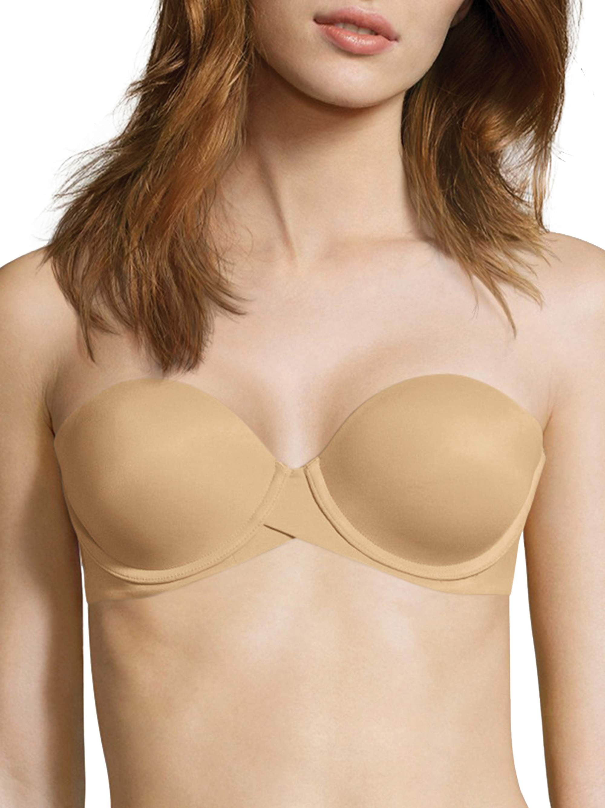 Maidenform - Sweet Nothings Women's Stay Put Strapless Push Up Underwi...